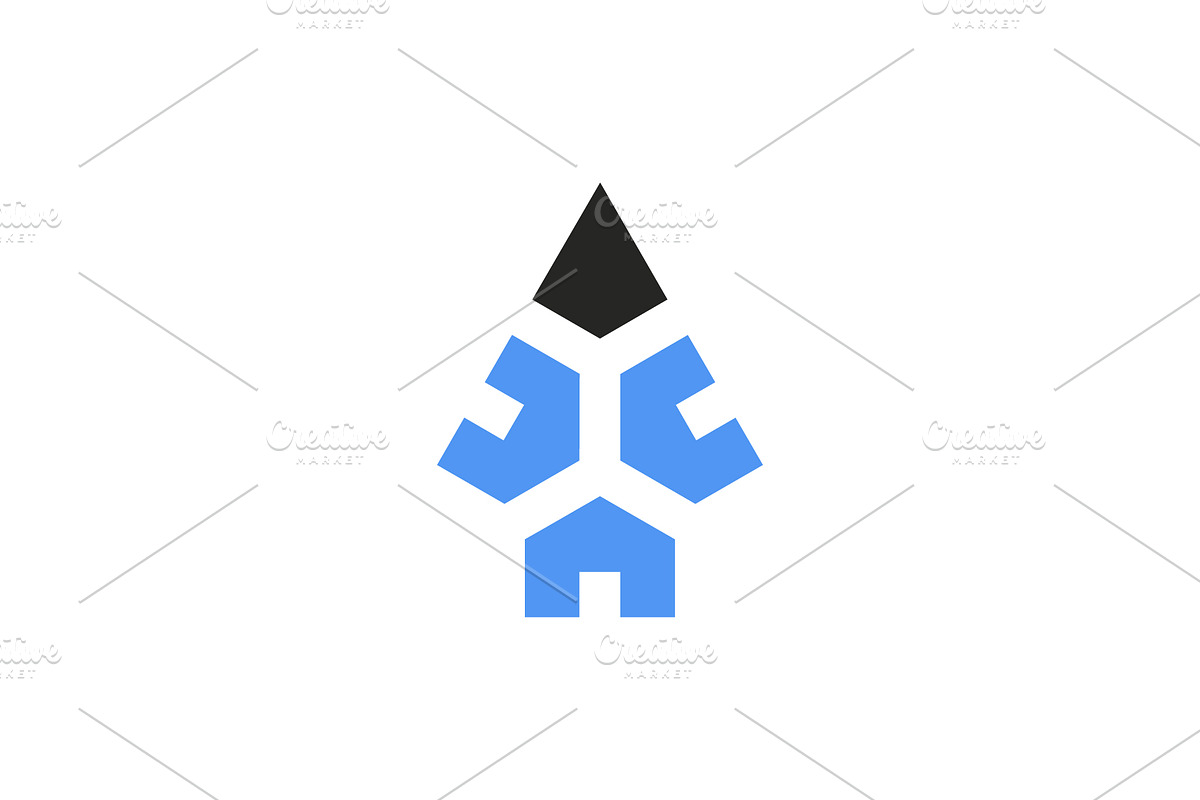 sophisticated house spear logo, a Branding & Logo Template by Rasagama Studio