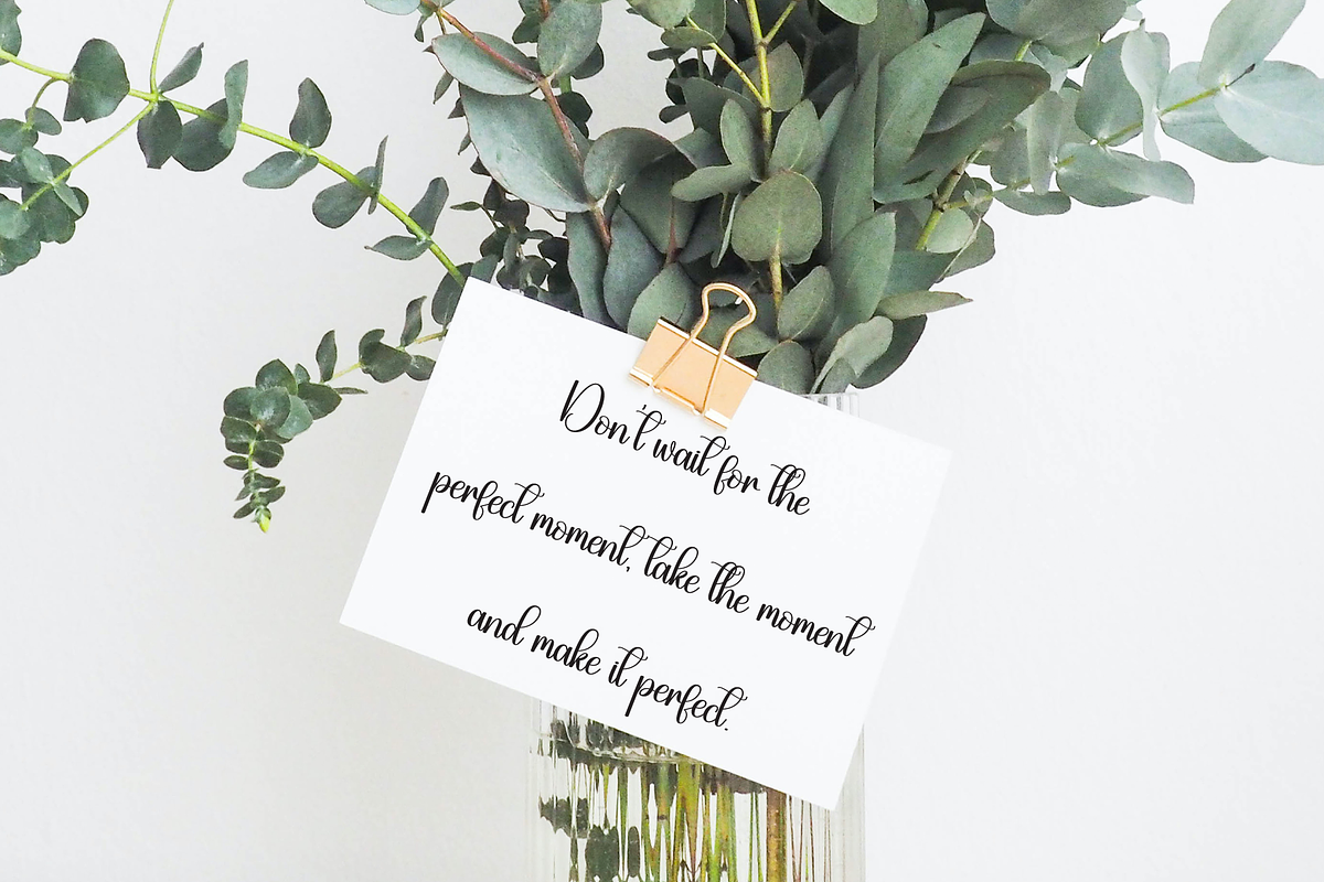 Snowsky | Script Font, a Handwritten Font by Scratchones (Photo 6 of 9)
