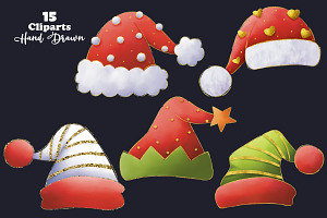 Glitter Christmas Hats Collection