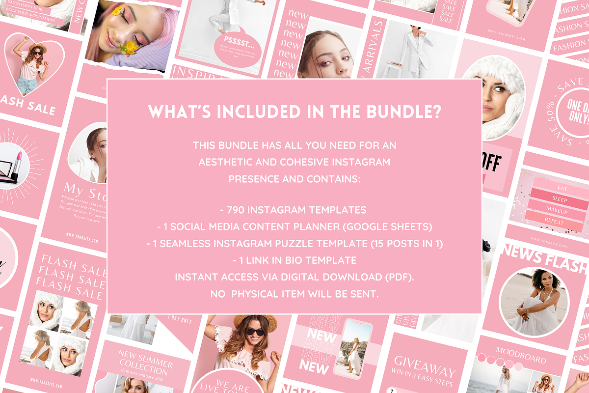 Pink Instagram Mega Bundle preview 2