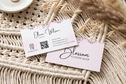 Floral Business Card Canva Template, a Business Card Template by Arslan (Thumbnail 2 of 6)