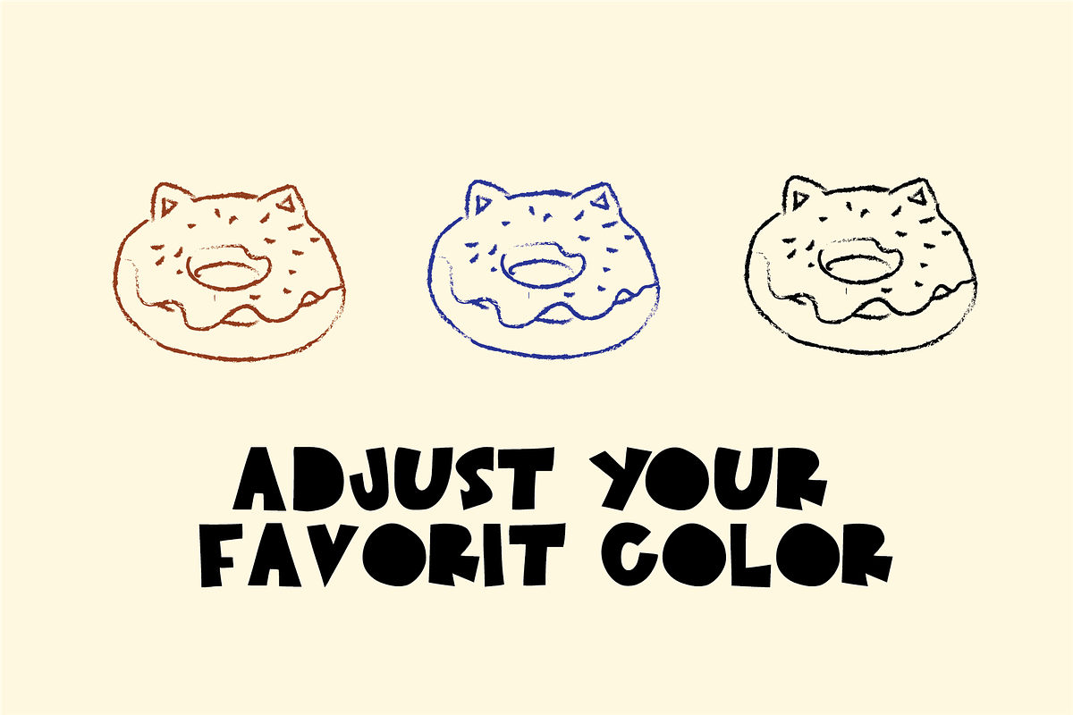 Hand Drawn Cats Cafe Edition, a Food Illustration by HunEyy (Photo 6 of 8)