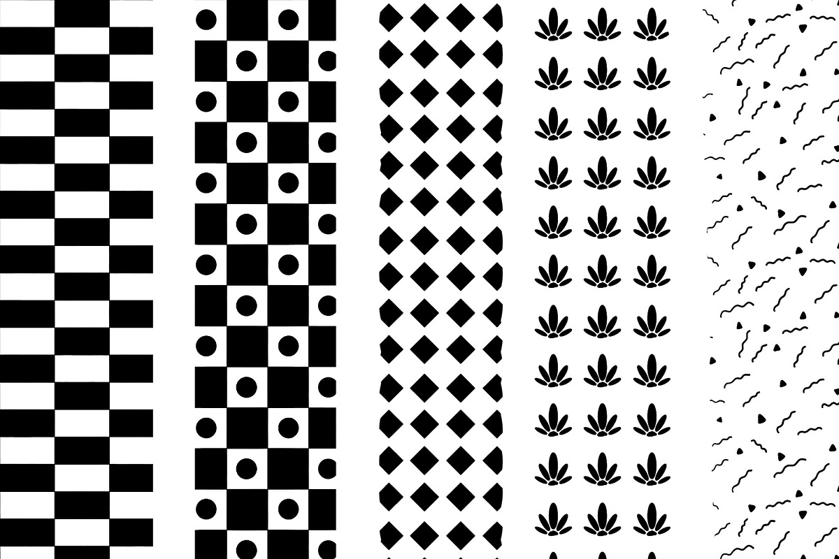 Procreate Seamless Pattern Brushes, a Brush Add-On by aivos (Photo 4 of 12)