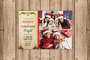 Bright Christmas Card Template