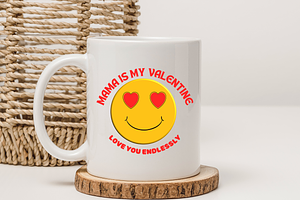 Mom Is My Valentine PNG, a Graphic by Vector Portal