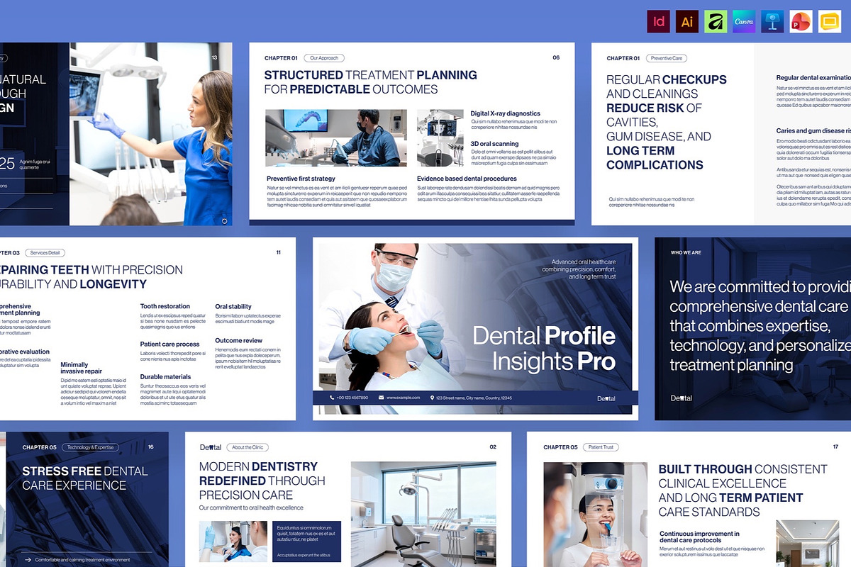 Dental Presentation Template, a Presentation Template by BrandPacks (Photo 1 of 7)