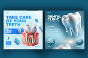 Dental Clinic Social Media Designs, a Social Media Template by graphic bakers (Thumbnail 3 of 5)