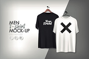 Men's basic t-shirts mockup, a Shirt Mockup by George Rod (Thumbnail 1 of 5)