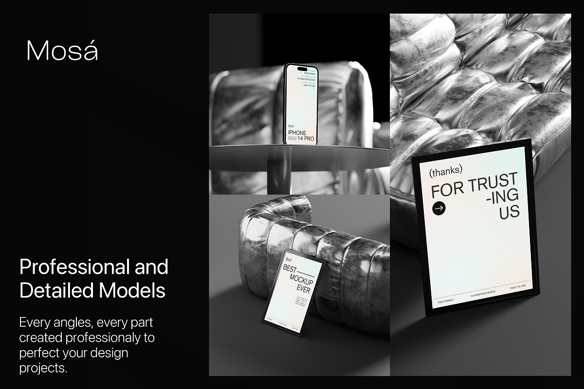 Mosá - Urban Minimal Mockup Bundle, a Device Mockup by Creavora (Photo 7 of 11)