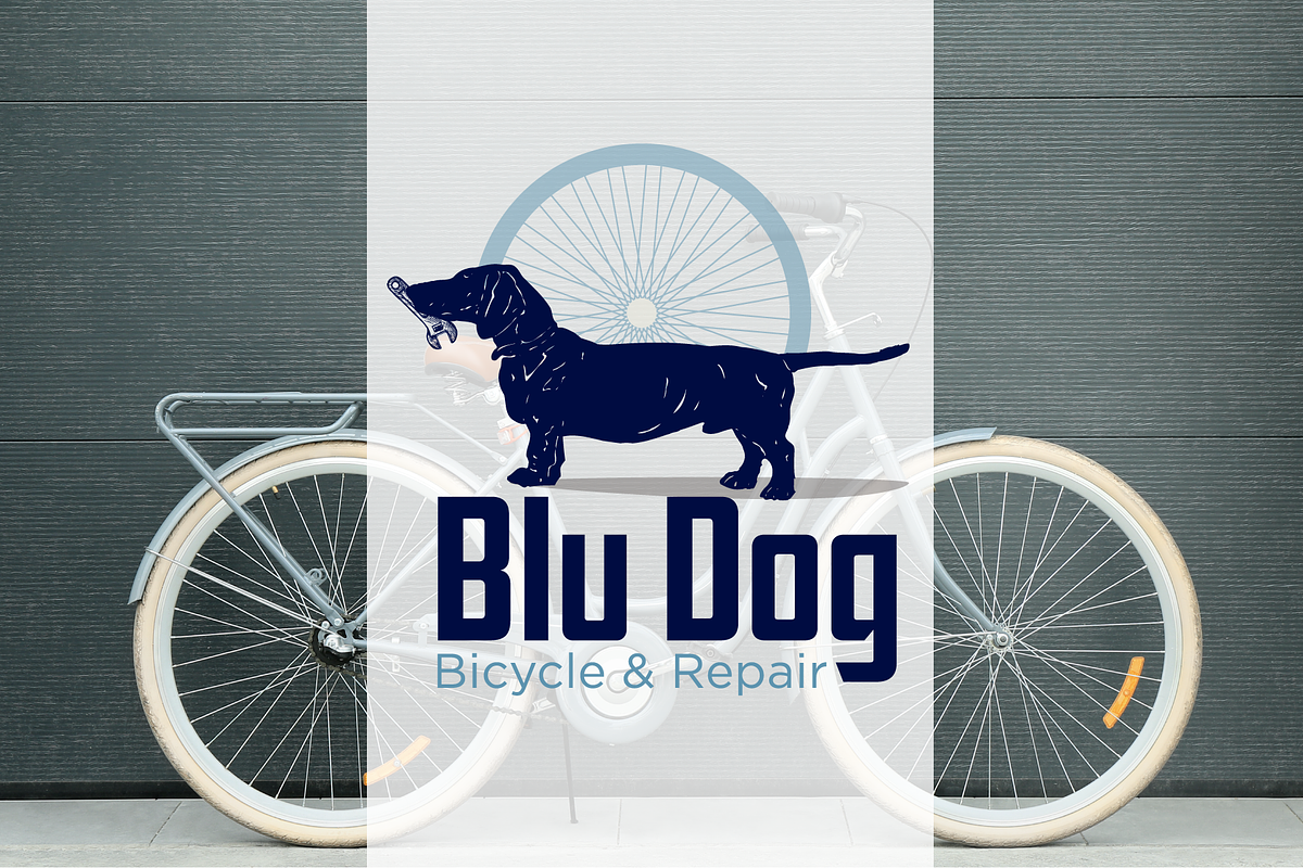 Blue Dog Bicycle & Repair, a Branding & Logo Template by CreativeDolan (Photo 1 of 2)