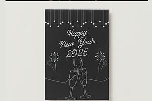 Elegant New Year Card Collection