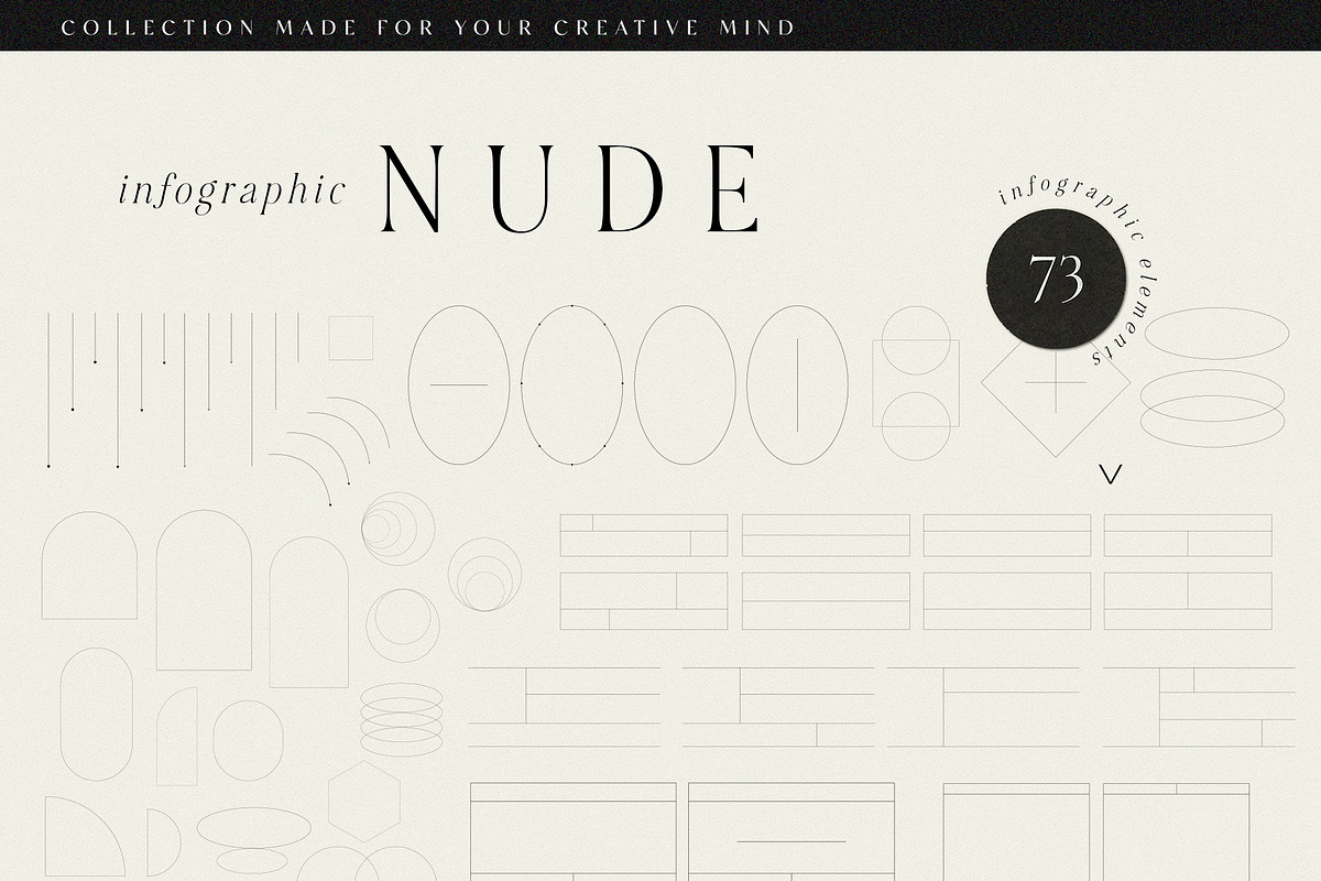 NUDE neutral textures & infographic, an Object Graphic by Lana Elanor (Photo 10 of 13)