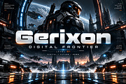 Gerixon, a Sans Serif Font by Wow Magic (Thumbnail 5 of 5)
