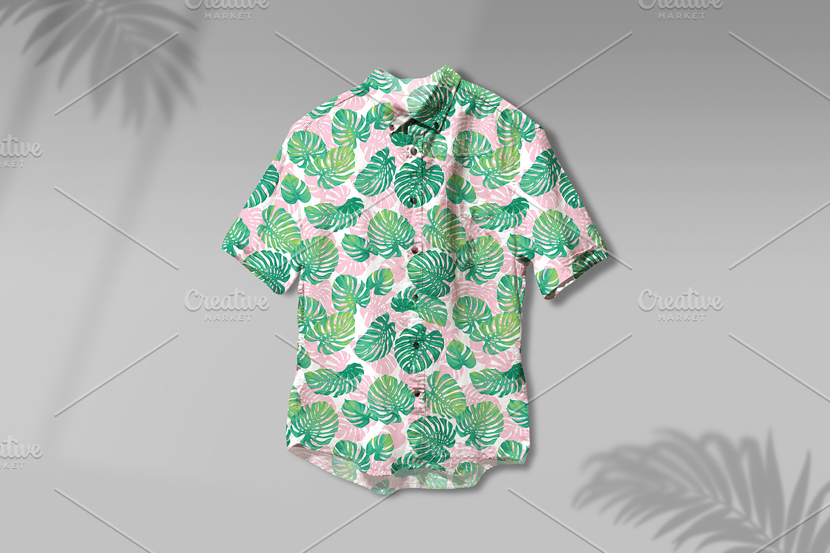 Tropical design. Monstera leaves., a Pattern Graphic by Anna Smirnova (Photo 3 of 11)