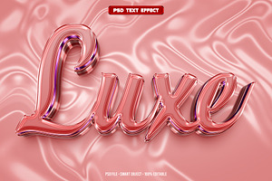 Luxe 3D editable text effect, a Layer Style Add-On by Hello Muh