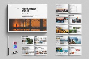 Photo Album Book Template, a Brochure Template by E-Type