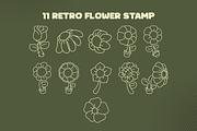 Mega Pack: Retro Plant Stamp, a Brush Add-On by Pixel Picasso Studio (Thumbnail 5 of 13)