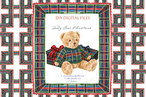 Teddy Bear Christmas Clipart