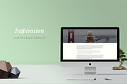 Inspiration — Lifestyle Blog PSD, a Templates & Theme by ScienteCraft (Thumbnail 1 of 47)