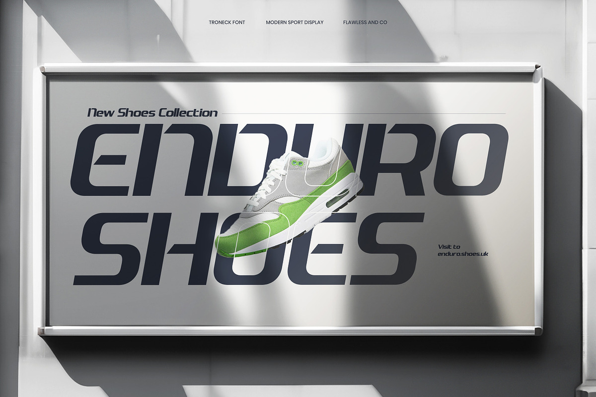 Troneck - Sport Display Font, a Font by Flawless And Co (Photo 8 of 10)