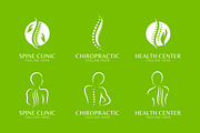 Chiropractic Spine Care Logo Set, a Branding & Logo Template by Signatoro (Thumbnail 4 of 4)