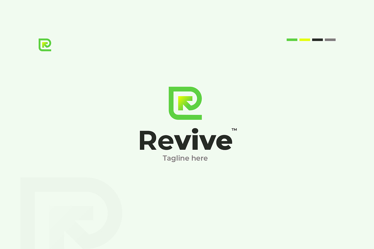 Minimal R Wordmark Logo, a Branding & Logo Template by Dipak Dheer (Photo 1 of 6)