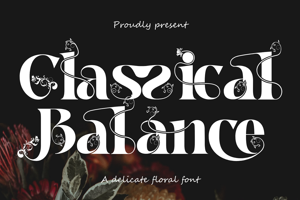Classical Balance - Decorative Font, a Serif Font by 177Studio (Photo 1 of 8)