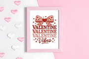 Valentine Vibes Coquette Bow PNG, an Illustration by CraftArtStudio (Thumbnail 4 of 4)