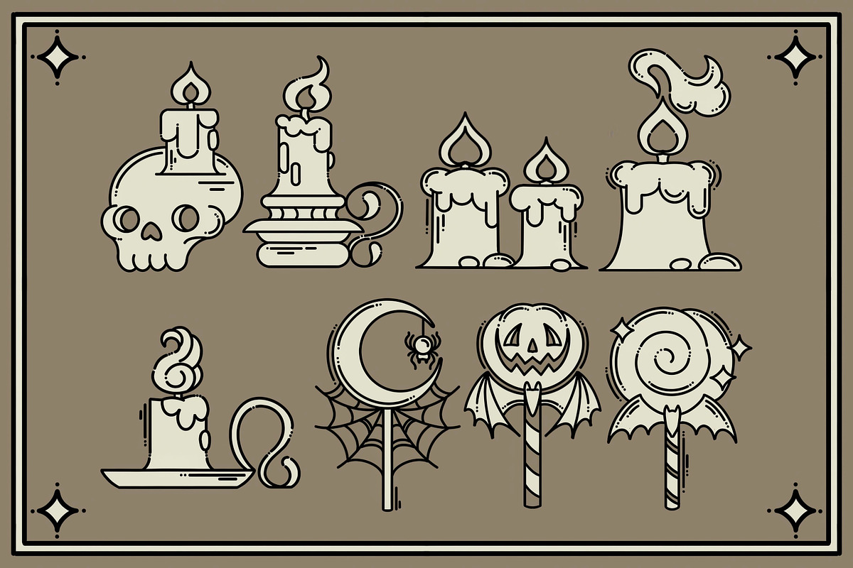 Halloween set, an Object Illustration by heyXeni (Photo 8 of 12)