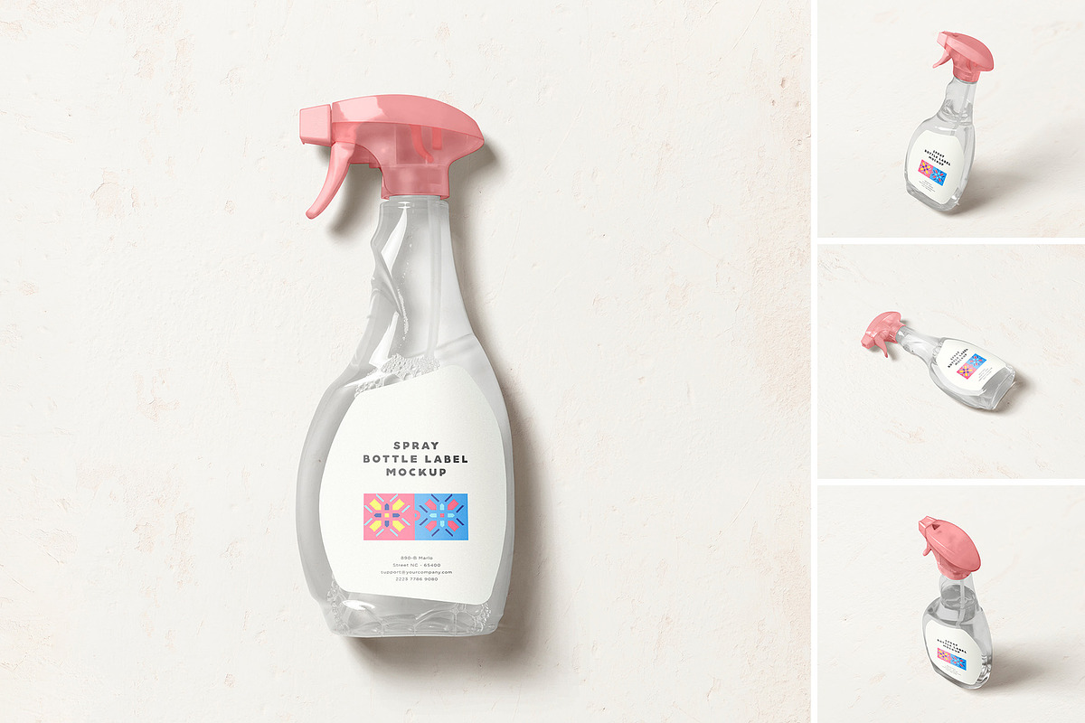 Spray Bottle Mockup, a Product Mockup by PixelVoyager (Photo 1 of 6)
