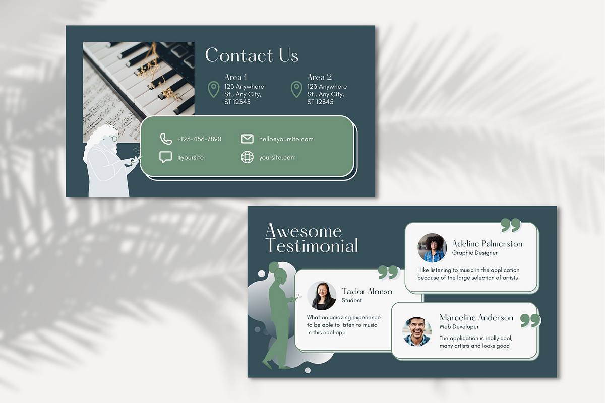 Flat Illustration Canva Presentation, a Presentation Template by Palm Creatives (Photo 6 of 8)