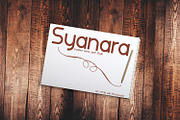 syanara modern sans serif, a Sans Serif Font by pictranoosa_studio (Thumbnail 1 of 10)