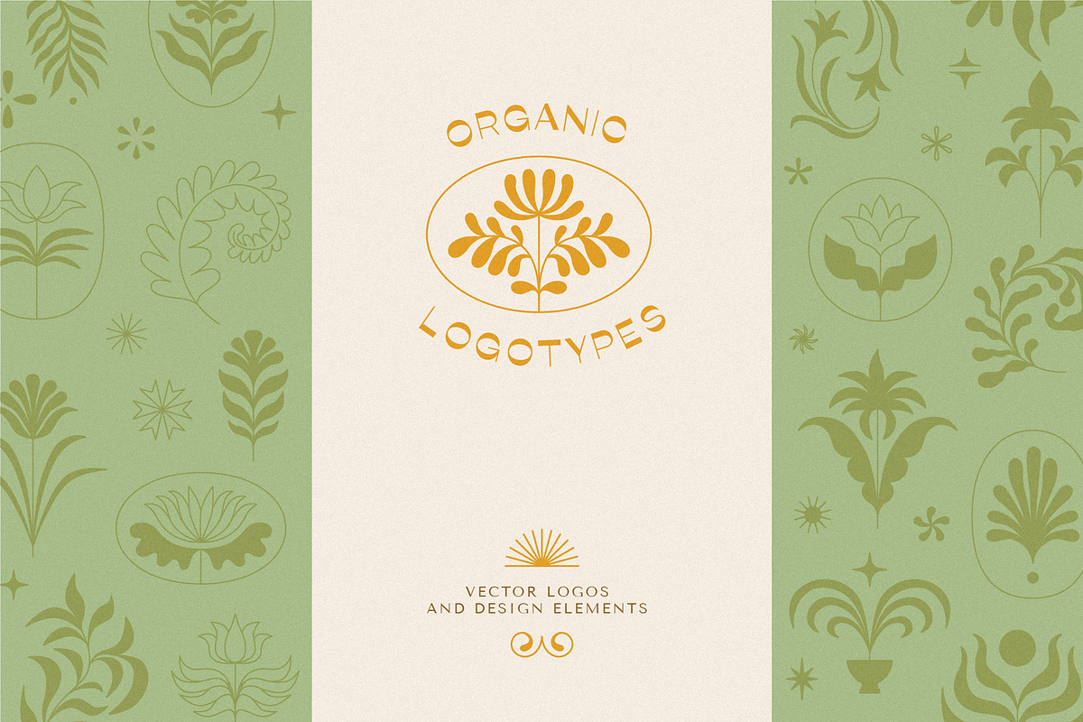Organic logos, design elements, an Object Graphic by venimo (Photo 1 of 8)