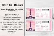Editable Boarding Pass Template, a Card Template by YasdeyDesigns (Thumbnail 4 of 9)