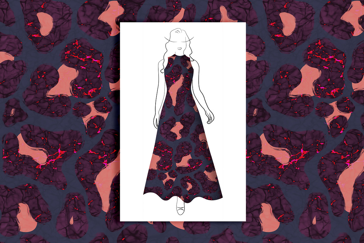 Wild Animal Prints Set Night Drama, a Pattern Graphic by Oksana Dovhopol Art (Photo 17 of 19)