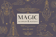 Magic woman & nature, a Person Illustration by Alisovna (Thumbnail 1 of 12)