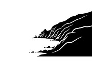 Coastal cliff shoreline view Silhoue, a Graphic by hafijul (Thumbnail 9 of 14)