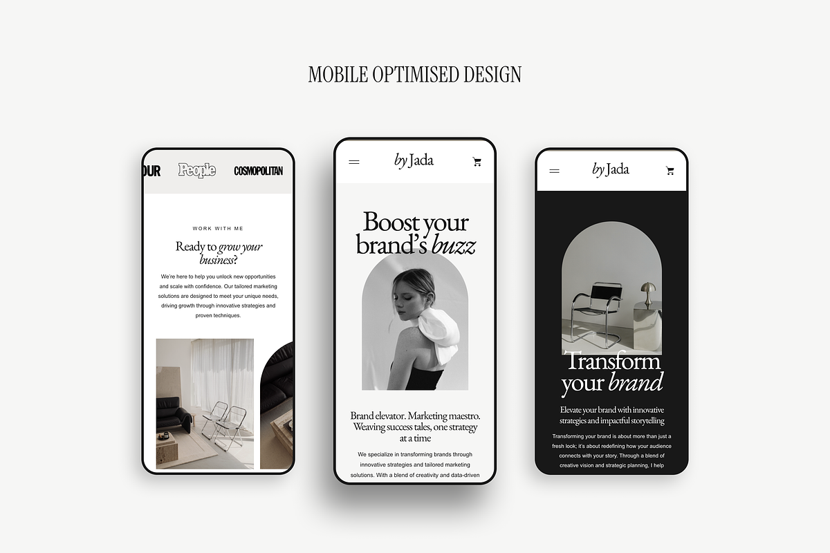 Jada Wordpress Theme, a WordPress Template by The Cherie Studio (Photo 4 of 7)