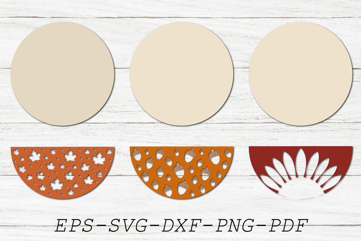Autumn Door Hanger SVG, Fall Door, an Object Graphic by Libby Wishes (Photo 3 of 4)