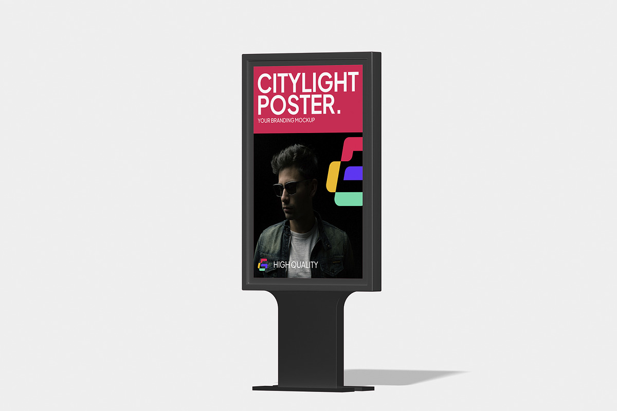 Citylight Poster Mockup, an Advertising Mockup by Unerispace (Photo 4 of 5)