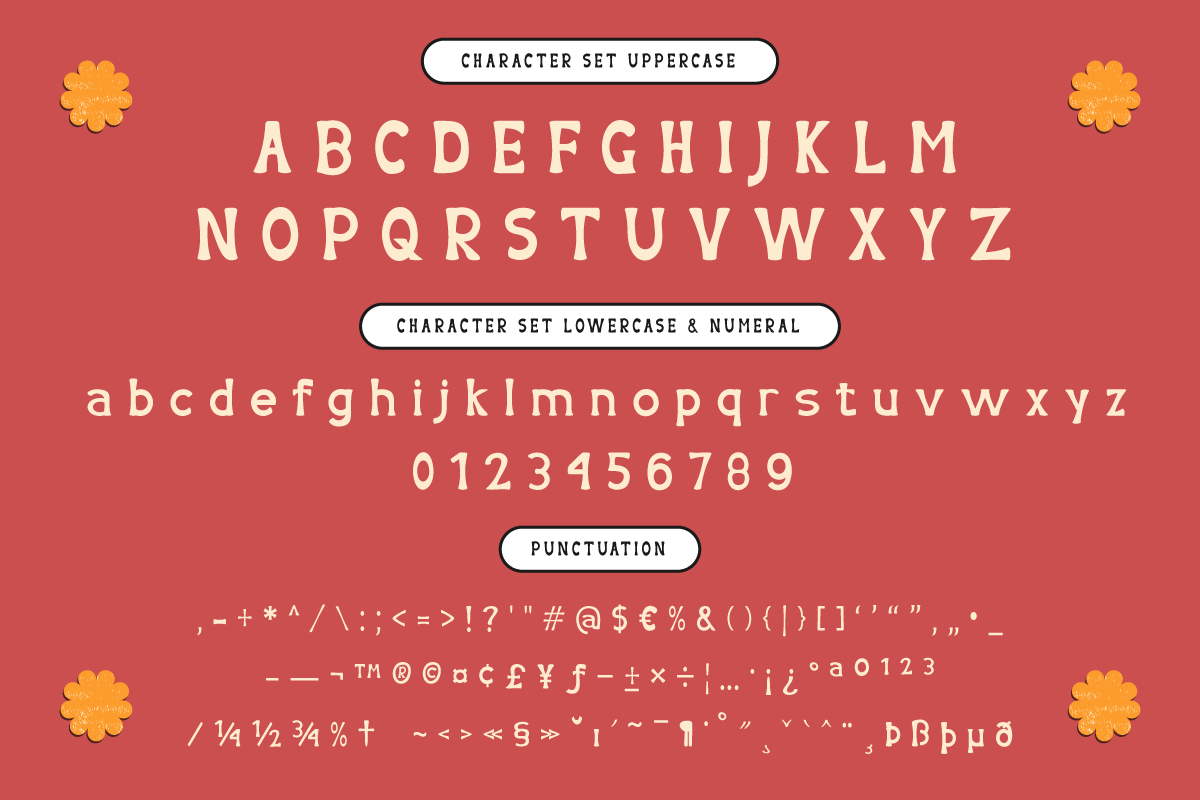 Figeni - Retro Display Font, a Handwritten Font by trabaskriya (Photo 5 of 8)