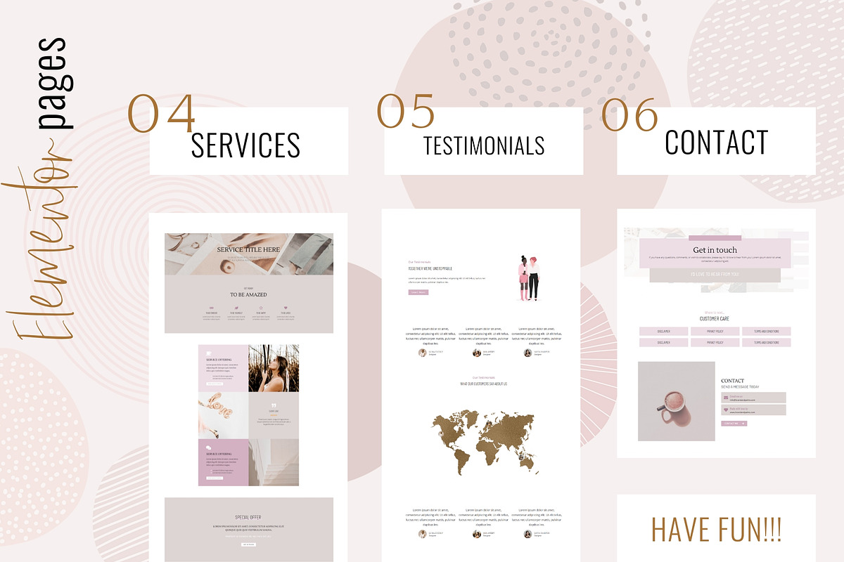 Elementor Template Kit Ainsley, a WordPress Template by Brand & Palms (Photo 5 of 8)