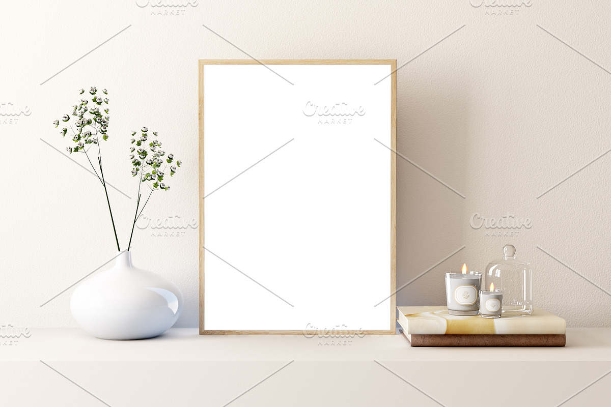 Frame Mockup Bundle Boho - 03, a Print Template by Mockup Shop (Photo 13 of 15)