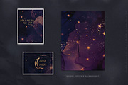 Gold Alcohol Ink & Galaxy Background, a Texture Graphic by by creative paper (Thumbnail 12 of 18)