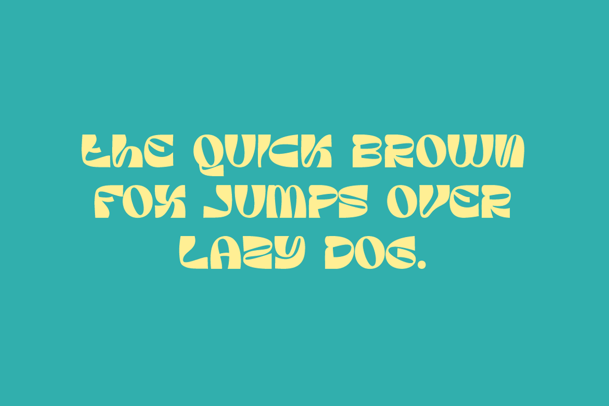 Koevas Groovy - Retro Font, a Sans Serif Font by Iqsiart Studio (Photo 3 of 8)