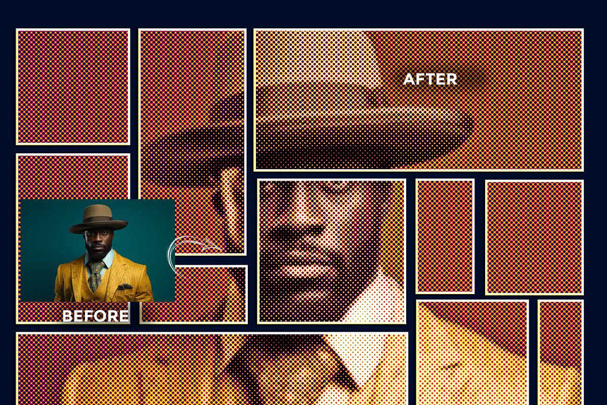 HALFTONE X Experimental Halftone, an Action Add-On by Studio Retouch (Photo 36 of 63)