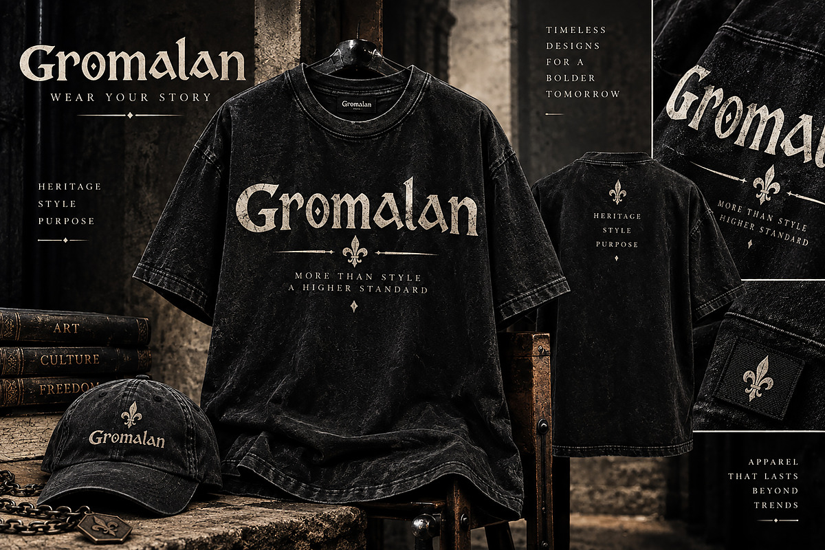 Gromalan — Gothic Blackletter Font, a Blackletter Font by Wow Magic (Photo 3 of 5)