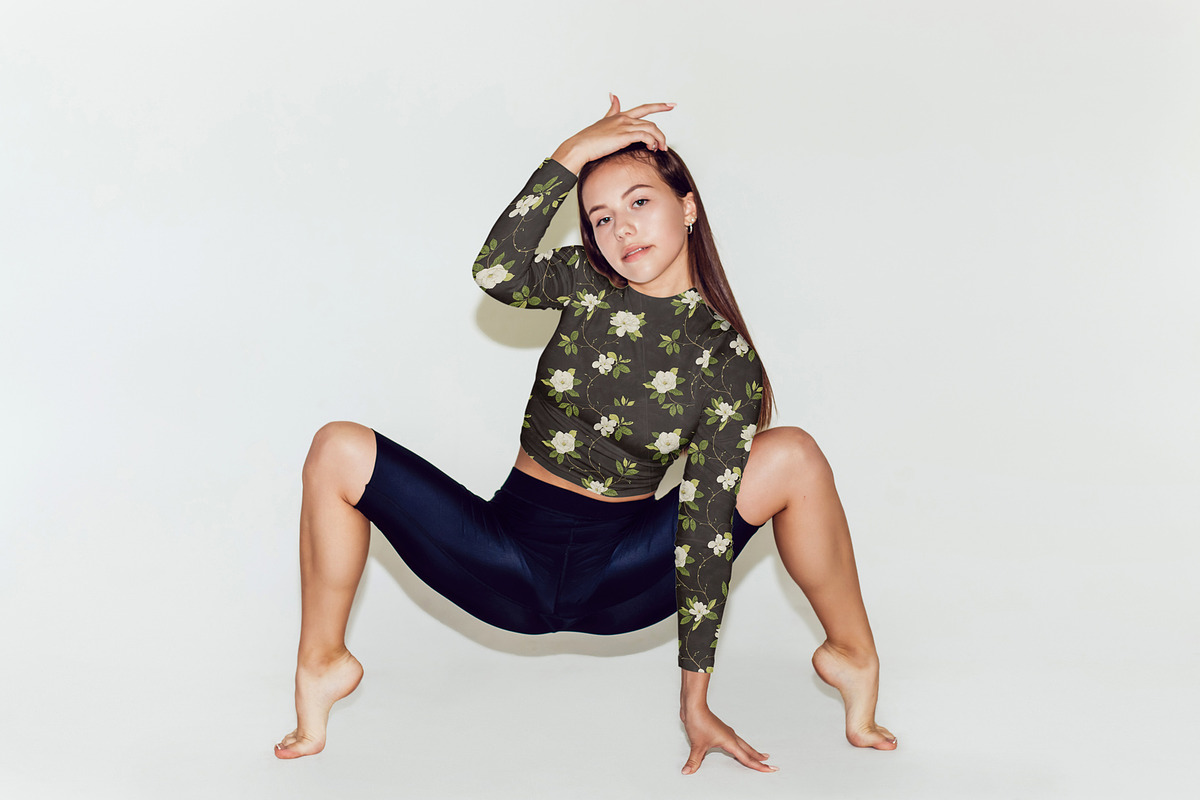 Stretching Longsleeve Mock-Up Set, a Product Mockup by PSD Market (Photo 8 of 13)