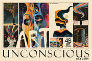 Unconscious Psychology Art Posters, an Object Graphic by Struvictory.art (Thumbnail 1 of 8)