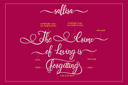Sallisa | Script Font, a Script Font by Pandanwangi (Thumbnail 7 of 10)